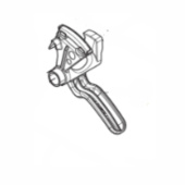 Kaasuventtiilin lukituslevy Kaasuventtiilin lukituslevy