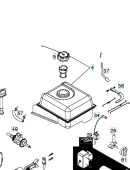 Polttoainesäiliö korkilla (napsautustyyli) 5324249-42 Polttoainesäiliö korkilla (napsautustyyli) 5324249-42