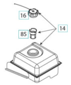 Polttoainesäiliö Kpl 5324292-09 Polttoainesäiliö Kpl 5324292-09