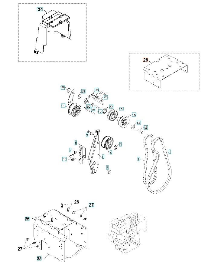Moottorin levy 5324292-69