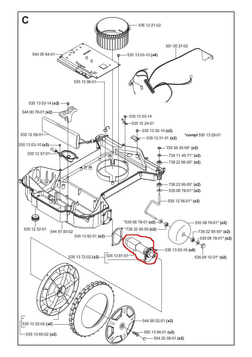 PYÖRÄNMOOTTORI Dunker 220AC