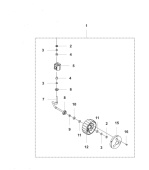 PYÖRÄ kit Automower 320, 430X, 450X Nera PYÖRÄ kit Automower 320, 430X, 450X Nera