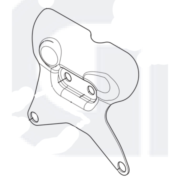 Äänenvaimentimen kiinnike
