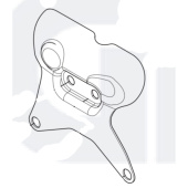 Äänenvaimentimen kiinnike Äänenvaimentimen kiinnike