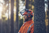 Kuulonsuojaimet Husqvarna X-SYNC, kypäräkiinnitys Kuulonsuojaimet Husqvarna X-SYNC, kypäräkiinnitys