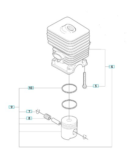 Sylinteri 5370320-08