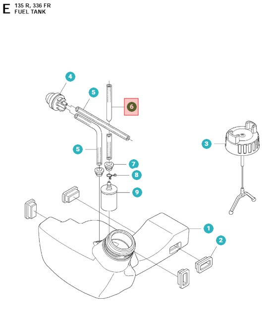 Polttoaineletku 5370523-01