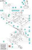 Tankin korkki Jonsered 2141, 2145, 2147, 2150, 2152 Tankin korkki Jonsered 2141, 2145, 2147, 2150, 2152