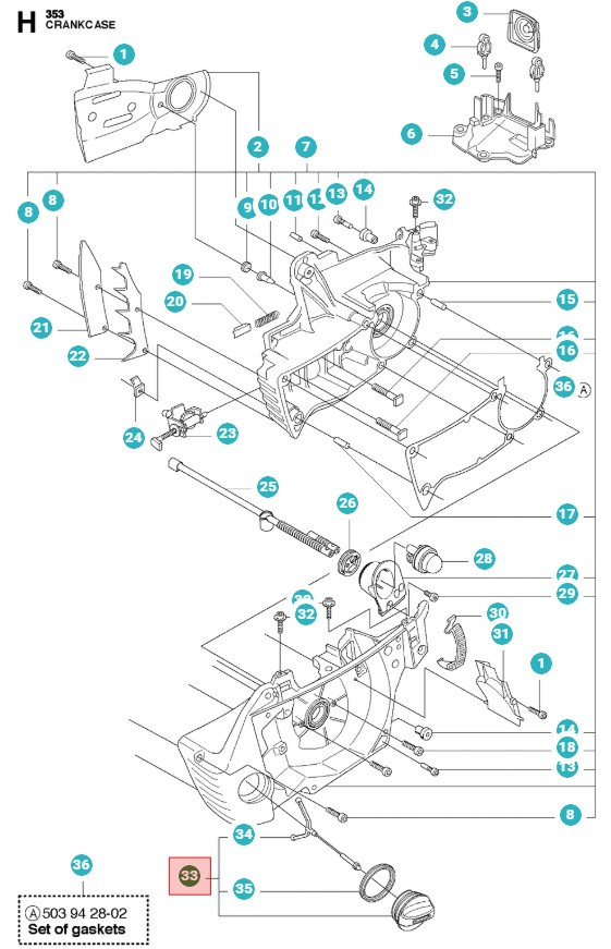 Säiliön Kappale 5372815-02