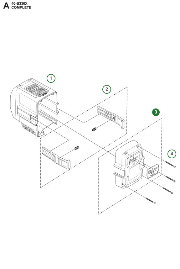 Kansi Husqvarna B330X