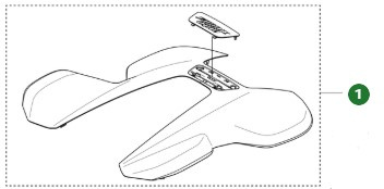 Yläkansi Automower 320 Nera