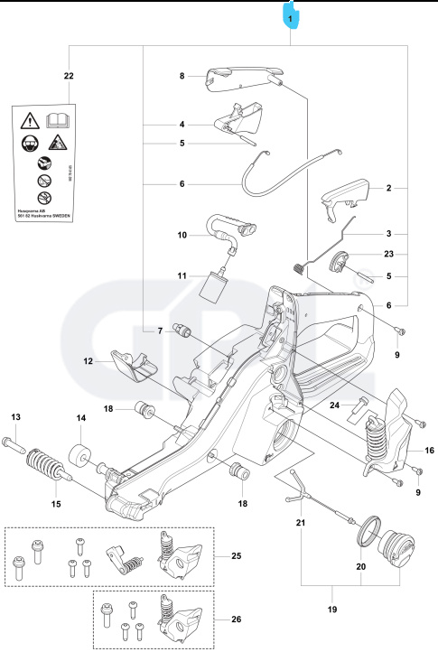 Polttoainesäiliö 564XPG