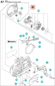 Kytkinkansi Husqvarna 135, 435E, 440E Kytkinkansi Husqvarna 135, 435E, 440E