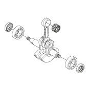 Kampiakseli Kpl 5443813-01 Kampiakseli Kpl 5443813-01