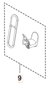 Kaapelikoukkusarja 5460905-01 Kaapelikoukkusarja 5460905-01