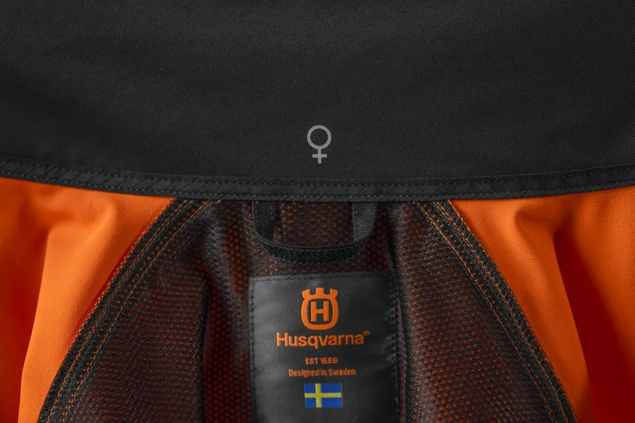 Husqvarna-metsätyötakki, Technical, naisille