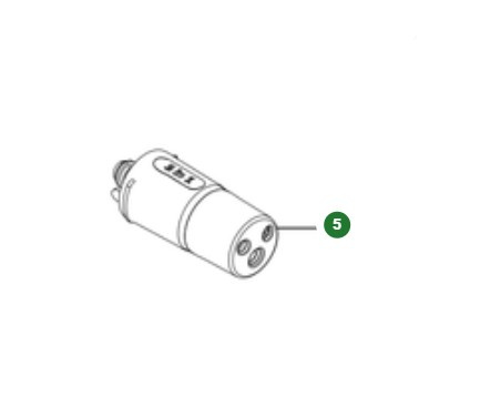 3-in-1-suutin (pehmeä/karkea) Husqvarna PW 360 II, PW 370