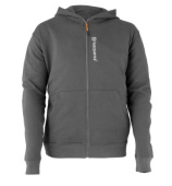 Husqvarna Hoodie Musta / tummanharmaa, XL Husqvarna Hoodie Musta / tummanharmaa, XL