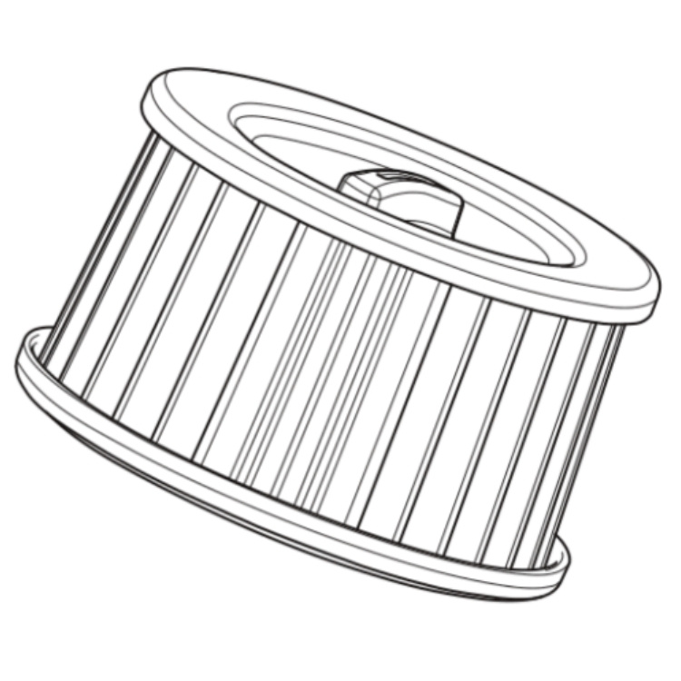 Ilmansuodatin Verkkomainen kuitukangas