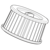 Ilmansuodatin Verkkomainen kuitukangas Ilmansuodatin Verkkomainen kuitukangas