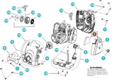 Ilmansuodatin Husqvarna 122R, 122C, 122LK, 129R, 129C, 129LK Ilmansuodatin Husqvarna 122R, 122C, 122LK, 129R, 129C, 129LK