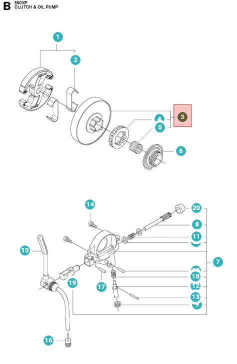 Kytkinrummun Vanne .325