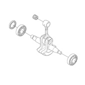 Kampiakseli Kpl 5755452-16 Kampiakseli Kpl 5755452-16