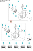 Käynnistin Husqvarna 343FR, 345FX, 345RX Käynnistin Husqvarna 343FR, 345FX, 345RX