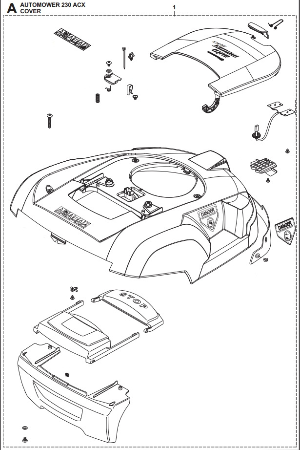Kori kit complete Automower 230 ACX