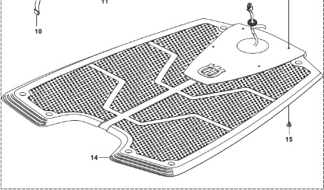 LATAUSLEVY KIT 220AC, 230ACX, 260ACX, 265ACX