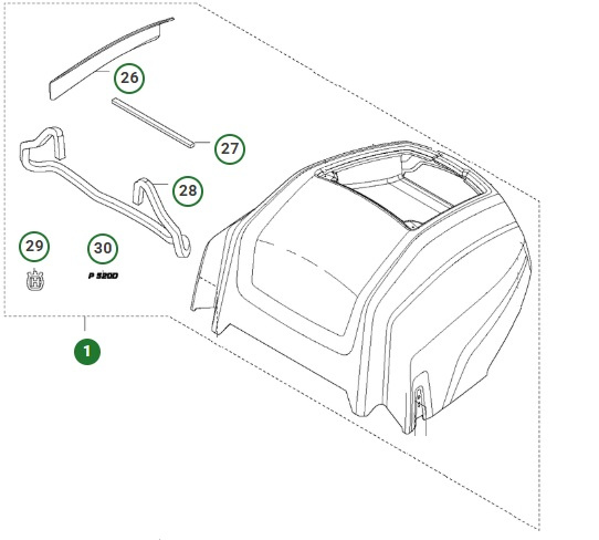 Moottorin Kansi 5757500-01