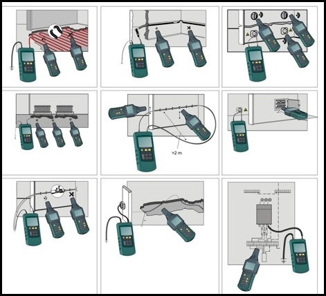 Rajauskaapelin katkojen etsintää MS6818 advanced wire tester tracker