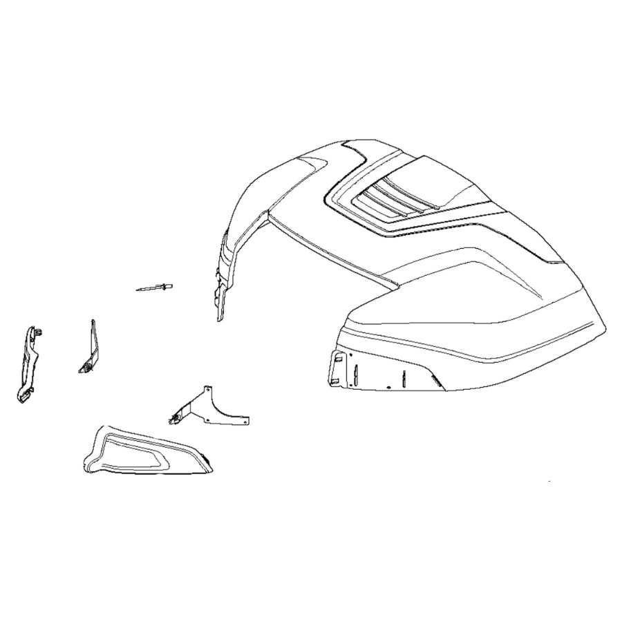 Moottorin suojus Assy