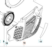 Käynnistyskotelo Jonsered CS2252, CS2253 Käynnistyskotelo Jonsered CS2252, CS2253