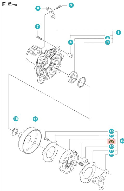 Kytkinjousi 5787694-01