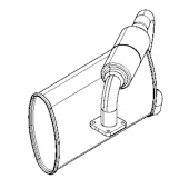 Äänenvaimennin 5791501-01 Äänenvaimennin 5791501-01