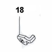 Pellin akseli 5791908-01 Pellin akseli 5791908-01