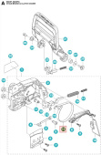 Jarrupane Husqvarna 543XP Jarrupane Husqvarna 543XP