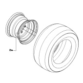 Pyörä Kpl 5807693-01 Pyörä Kpl 5807693-01