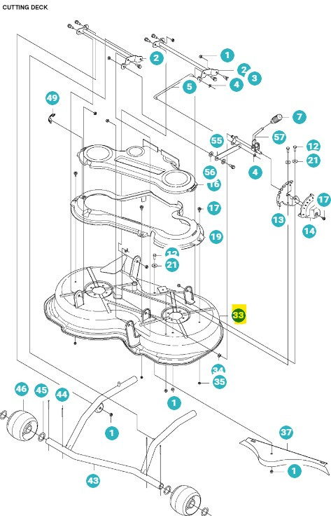Leikkausyksikkö Rider 112C, 111B, FR2312