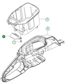 Näppäimistötuki 5856350-01 Näppäimistötuki 5856350-01