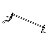 Pyörän Akseli 5856923-01 Pyörän Akseli 5856923-01