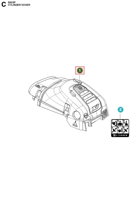 Sylinterin Kansi 5872486-03