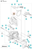 Jarrupane Husqvarna 439, T435 Jarrupane Husqvarna 439, T435