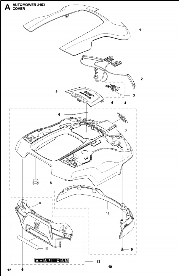 Kori kit Automower 315X
