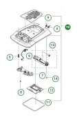 Kansisetti Musta Automower 315X Kansisetti Musta Automower 315X