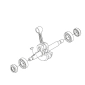 Kampiakselisarja laakereilla Kampiakselisarja laakereilla