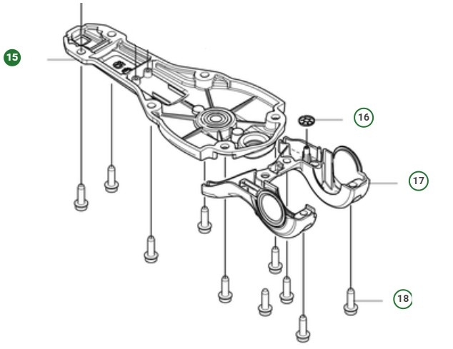 Kansi Assy Gear Housing Assy P