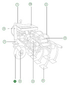 Tukipyörä 5886844-01 Tukipyörä 5886844-01
