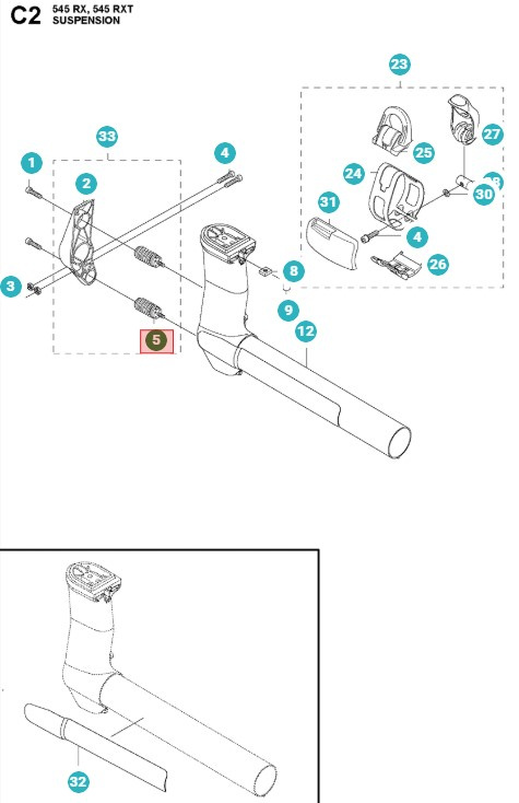 Tärinänvaimennuselementti 5888299-01